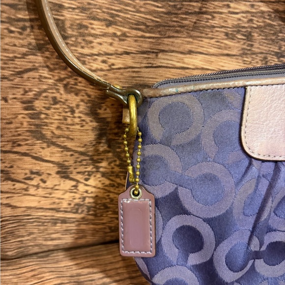 Coach Blue Patterned Clutch - Picture 3 of 16
